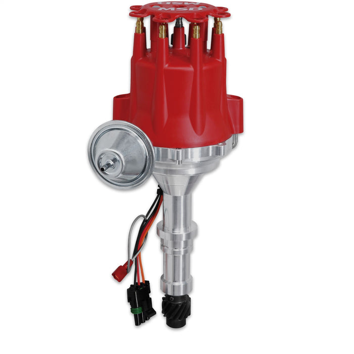 MSD 8524 Ready-To-Run Distributor; Buick Nailhead; Iron Gear; - Truck Part Superstore