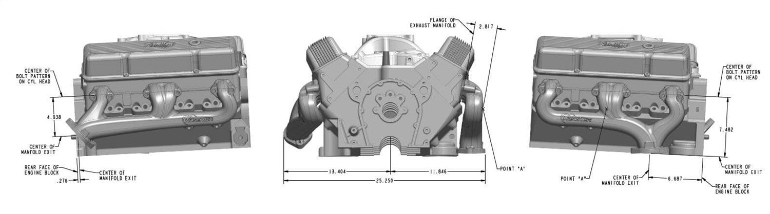 Hooker 8525-3HKR Hooker Exhaust Manifolds - Truck Part Superstore