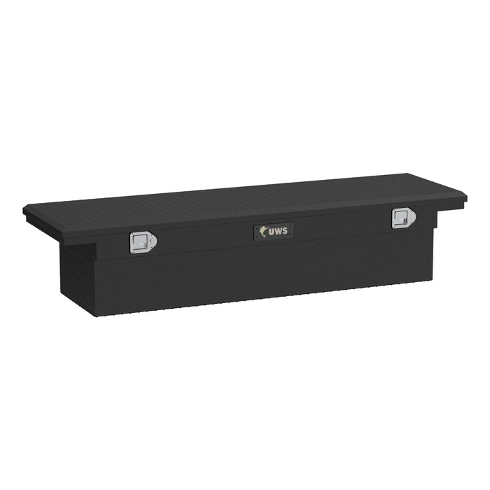 UWS TBS-69-LP-MB Matte Black Aluminum 69in. Truck Tool Box with Low Profile (LTL Shipping Only) - Truck Part Superstore
