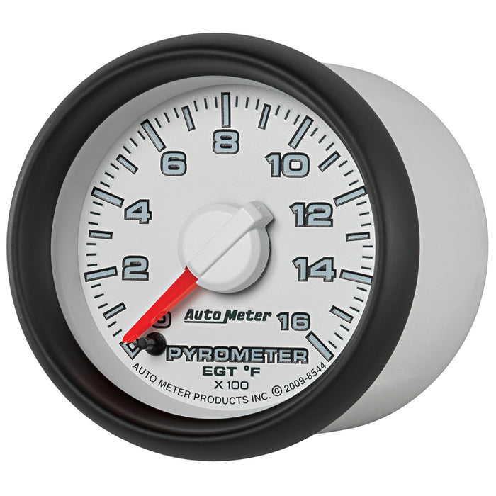 AutoMeter 8544 GAUGE; PYRO. (EGT); 2 1/16in.; 1600deg.F; STEPPER MOTOR; RAM GEN 3 FACT. MATCH - Truck Part Superstore