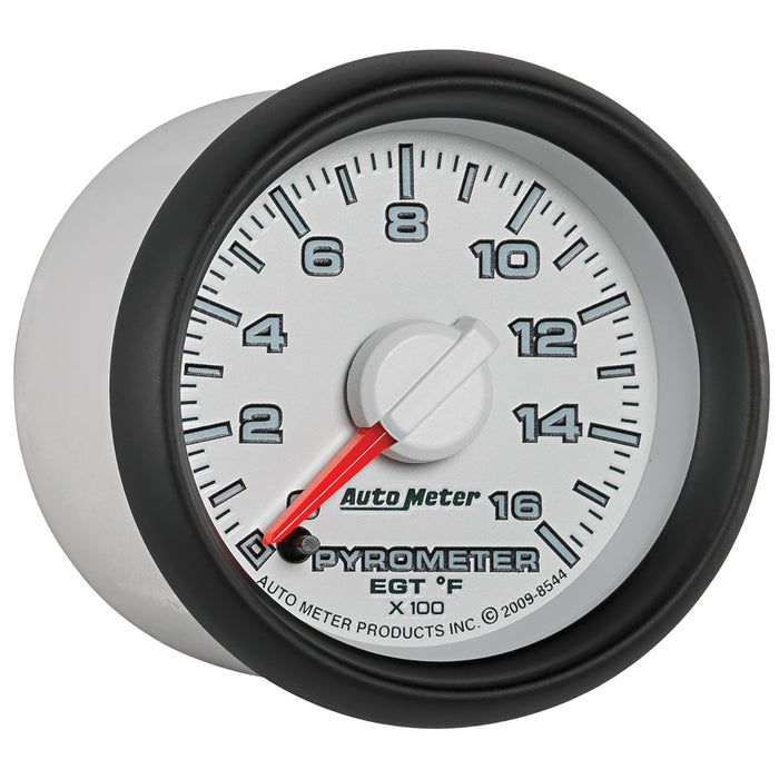 AutoMeter 8544 GAUGE; PYRO. (EGT); 2 1/16in.; 1600deg.F; STEPPER MOTOR; RAM GEN 3 FACT. MATCH - Truck Part Superstore