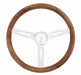 Grant 8545 Classic Wood Steering Wheel; 13.5 in. Diameter; Black; - Truck Part Superstore