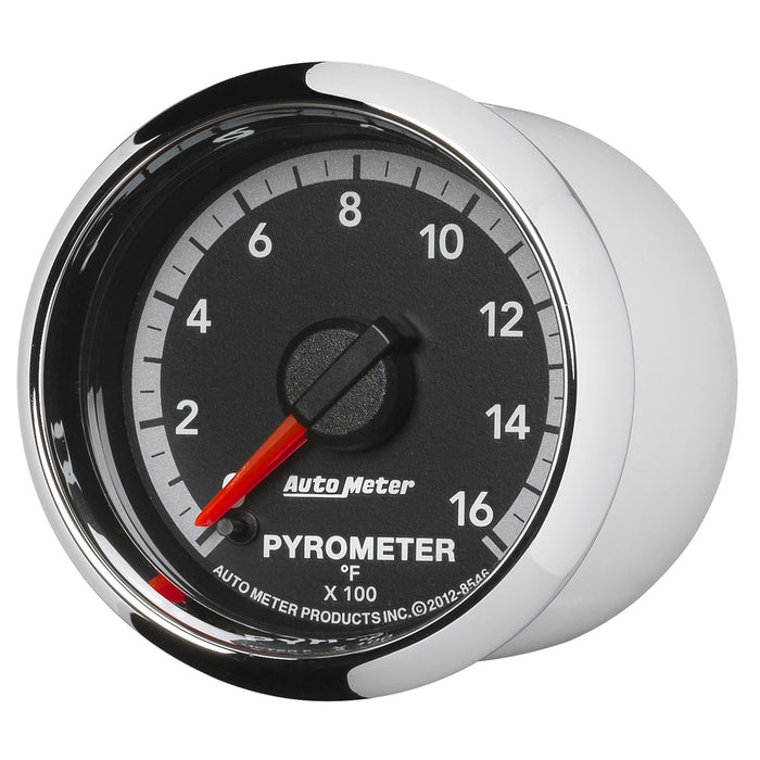 AutoMeter 8546 GAUGE; PYRO. (EGT); 2 1/16in.; 1600deg.F; STEPPER MOTOR; RAM GEN 4 FACT. MATCH - Truck Part Superstore