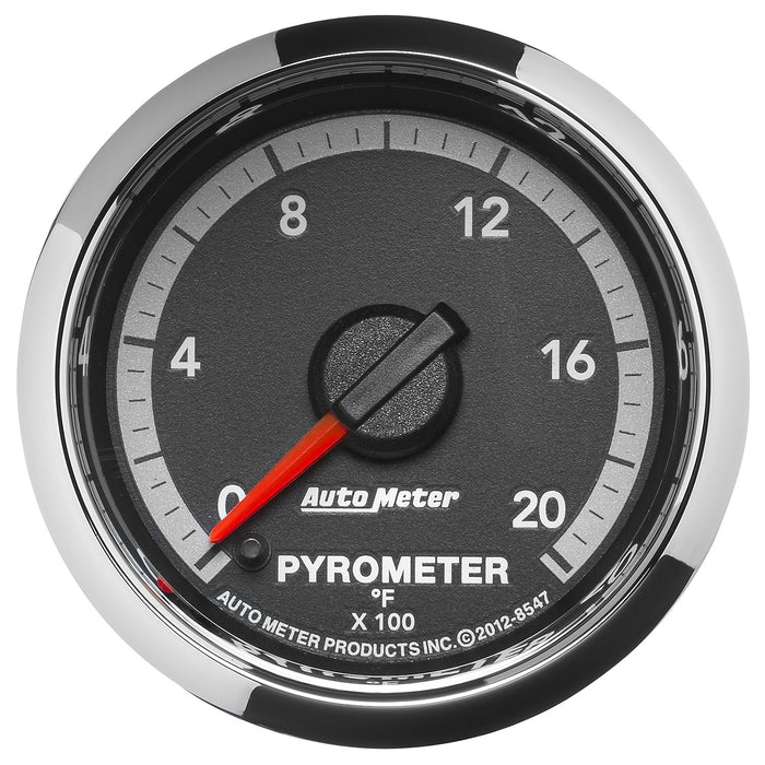 AutoMeter 8547 GAUGE; PYRO. (EGT); 2 1/16in.; 2000deg.F; STEPPER MOTOR; RAM GEN 4 FACT. MATCH - Truck Part Superstore