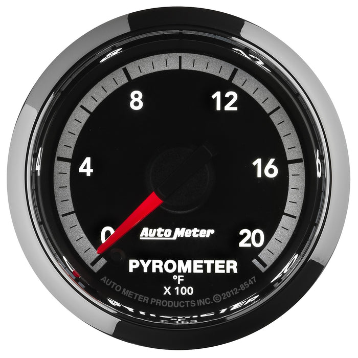 AutoMeter 8547 GAUGE; PYRO. (EGT); 2 1/16in.; 2000deg.F; STEPPER MOTOR; RAM GEN 4 FACT. MATCH - Truck Part Superstore