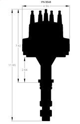 MSD 8548 Billet Distributor - Truck Part Superstore
