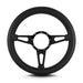 Lokar 85501 Lecarra Mark 4 Supreme Steering Wheel; Black; Black Spokes; 14 in. Thick Grip; - Truck Part Superstore