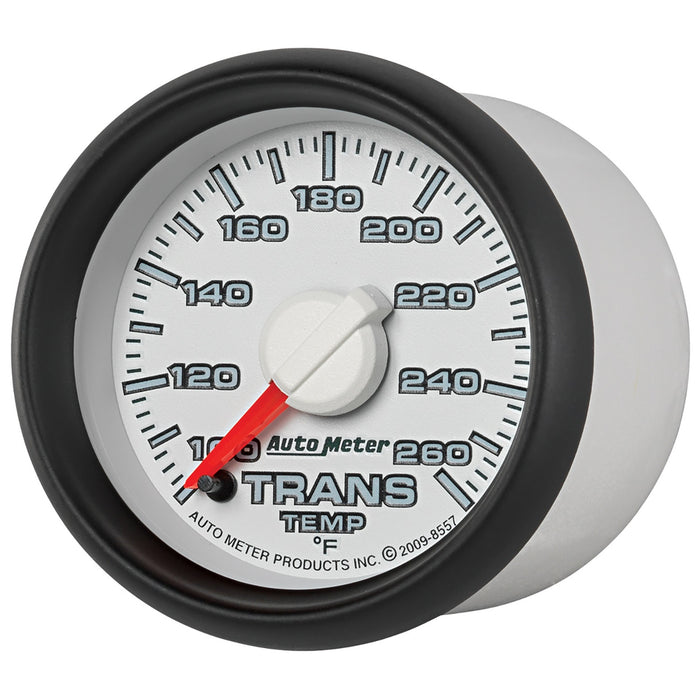 AutoMeter 8557 GAUGE; TRANS TEMP; 2 1/16in.; 100-260deg.F; STEPPER MOTOR; RAM GEN 3 FACT. MATCH - Truck Part Superstore