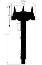 MSD 85583 Crank Trigger Distributor - Truck Part Superstore