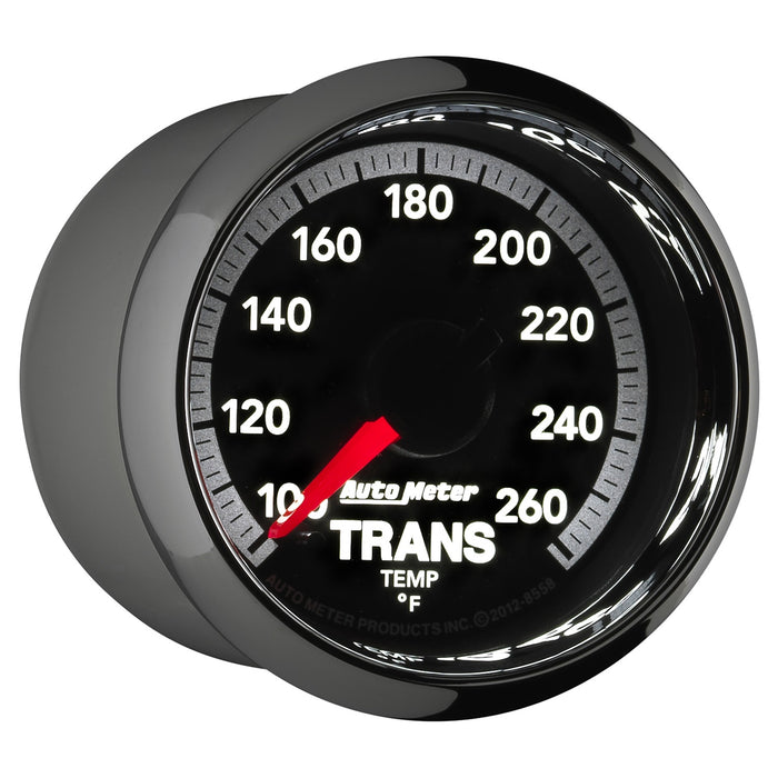 AutoMeter 8558 GAUGE; TRANS TEMP; 2 1/16in.; 100-260deg.F; STEPPER MOTOR; RAM GEN 4 FACT. MATCH - Truck Part Superstore