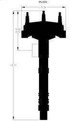 MSD 8558 Crank Trigger Distributor - Truck Part Superstore