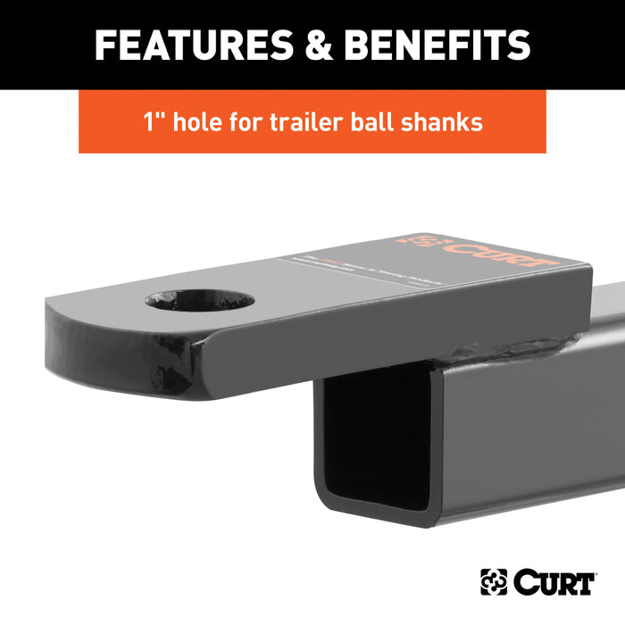CURT 45010 Class 3 Ball Mount (2in. Shank; 7;500 lbs.; 2in. Drop; 8-1/4in. Long) - Truck Part Superstore