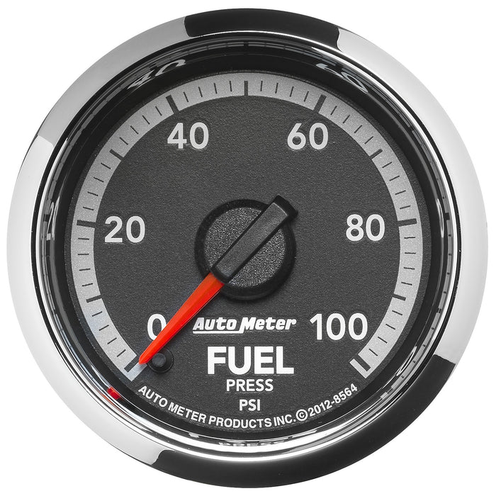 AutoMeter 8564 GAUGE; FUEL PRESS; 2 1/16in.; 100PSI; DIGITAL STEPPER MOTOR; RAM GEN 4 FACT. MAT - Truck Part Superstore