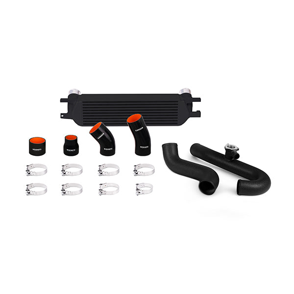 Mishimoto MMINT-MUS4-15KWBK Ford Mustang EcoBoost Performance Intercooler Kit, 2015+ Black w/ Black Pipes - Truck Part Superstore