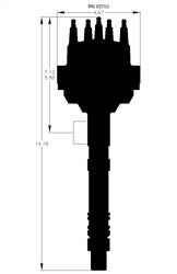 MSD 85703 Pro-Billet Distributor - Truck Part Superstore