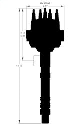 MSD 85705 Pro-Billet Distributor - Truck Part Superstore