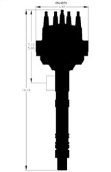 MSD 8570 Pro-Billet Distributor - Truck Part Superstore