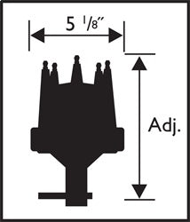 MSD 8573 Ready-To-Run Distributor; Flathead Ford Engines; - Truck Part Superstore