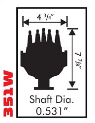 MSD 8578 Pro-Billet™ Small Diameter Distributor - Truck Part Superstore