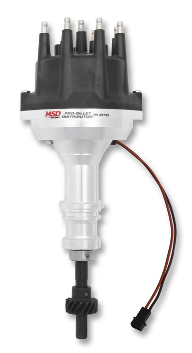 MSD 85795 Pro-Billet Distributor; Fits Ford 302; Small Diameter Black Cap; - Truck Part Superstore
