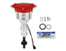 MSD 85804 Crab Cap Distributor; Red; Magnetic Pickup; Steel Gear; - Truck Part Superstore