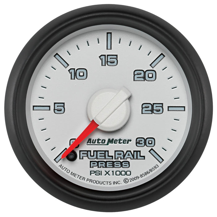 AutoMeter 8586 GAUGE; RAIL PRESS; 2 1/16in.; 30KPSI; DIGITAL STEPPER MOTOR; RAM GEN 3 FACT. MAT - Truck Part Superstore