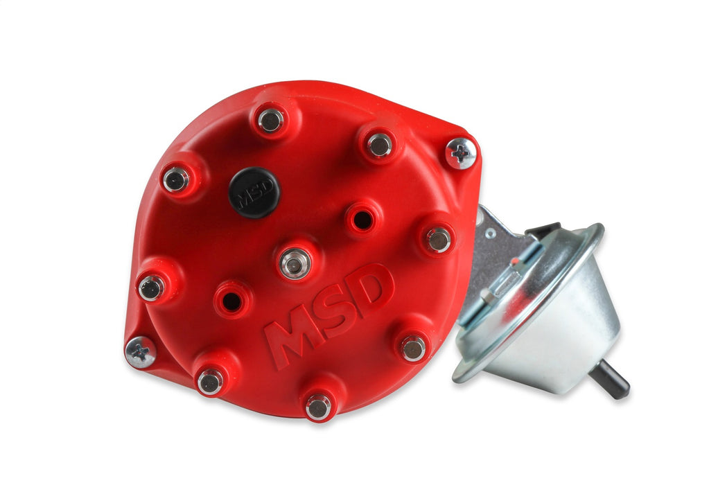 MSD 85951 Ready-To-Run Distributor; Incl. Cap; Vacuum Advance; Steel Gear; - Truck Part Superstore