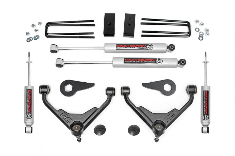 Rough Country 8596N2 3 Inch Suspension Lift Kit 01-10 2500/ 3500 PU/SUV 2WD/4WD FT RPO Rough Country - Truck Part Superstore