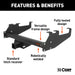 CURT 15511 Class 5 Multi-Fit Trailer Hitch with 2in. Receiver - Truck Part Superstore