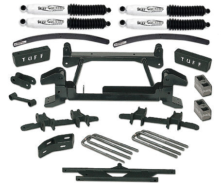 Tuff Country 16823KN 6 Inch Lift Kit 88-97 Chevy/GMC Truck K2500/3500 4x4 8 Lug w/ SX8000 Shocks Fits Models with Cast Lower Control Arms Only Tuff Country - Truck Part Superstore