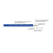 Top Street Performance 85680 8.5mm Universal Blue Ignition Wires with Straight Plug Boots - Truck Part Superstore
