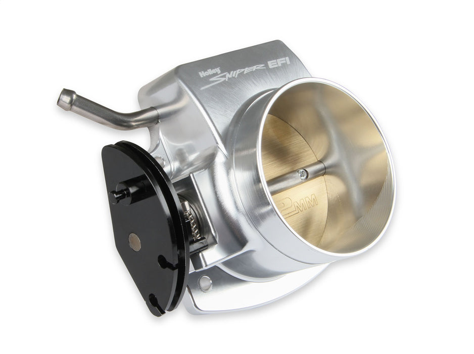 Holley 860001-1 Sniper EFI Throttle Body; 92mm; Silver; w/GM IAC Provision; Billet Aluminum; - Truck Part Superstore