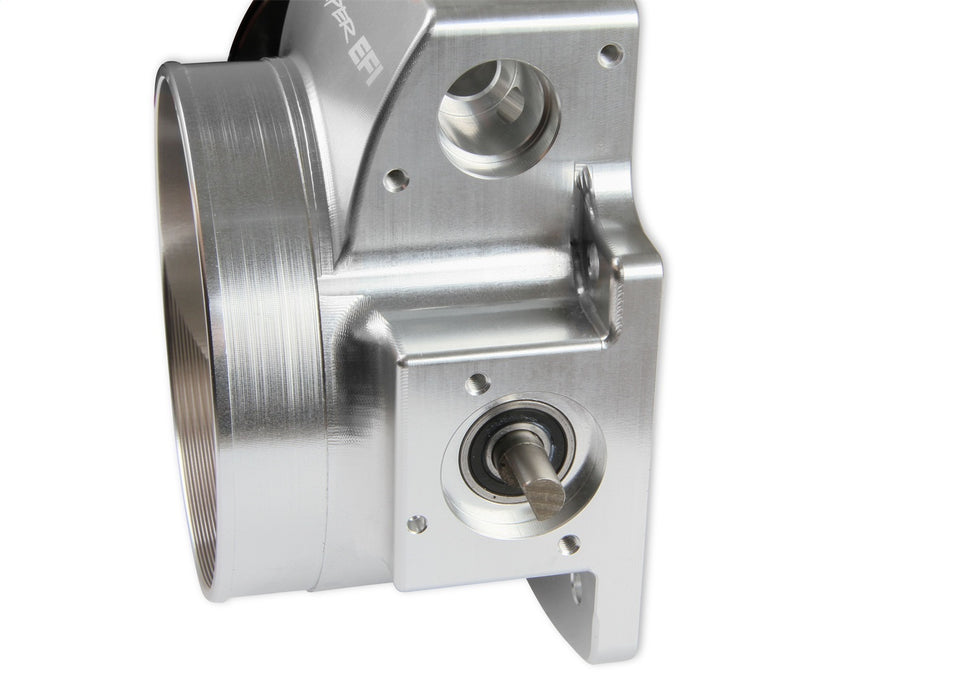 Holley 860002-1 Sniper EFI Throttle Body; 102mm; Silver; w/GM IAC Provision; Billet Aluminum; - Truck Part Superstore