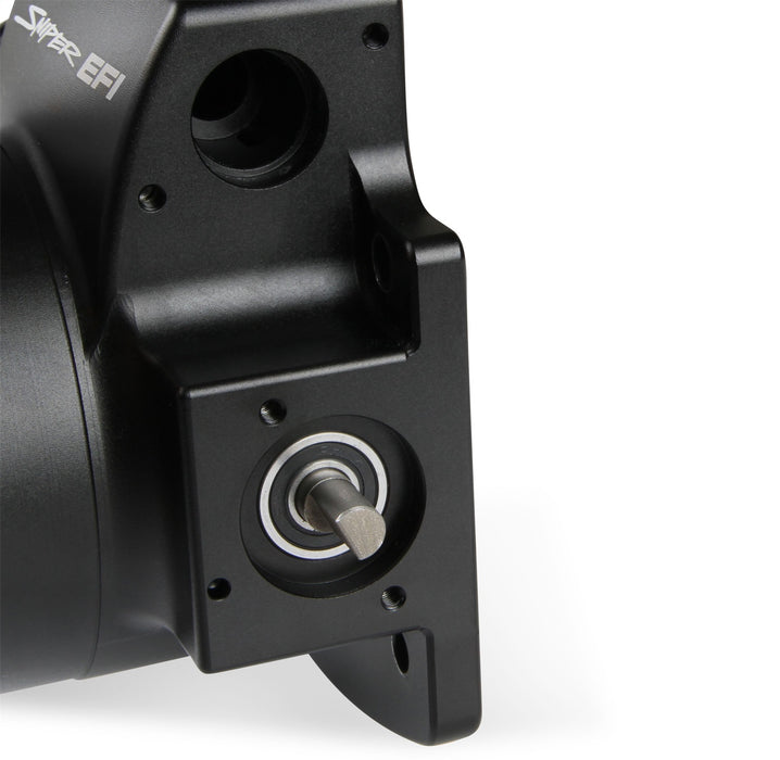 Holley 860004-1 Sniper EFI Throttle Body; 92mm; Black; w/GM IAC Provision; Billet Aluminum; - Truck Part Superstore