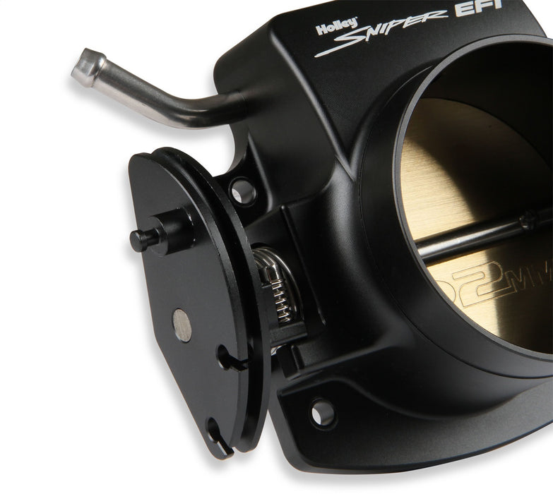 Holley 860004-1 Sniper EFI Throttle Body; 92mm; Black; w/GM IAC Provision; Billet Aluminum; - Truck Part Superstore