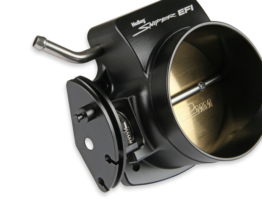 Holley 860005-1 Sniper EFI Throttle Body; 102mm; Black; w/GM IAC Provision; Billet Aluminum; - Truck Part Superstore