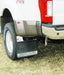 Owens Products 86002 Mud Flaps Classic Dually Rubber Mudflaps / Stainless Steel Inserts / 17-18 Ford F350 / 19 x 24 / Owens Products - Truck Part Superstore