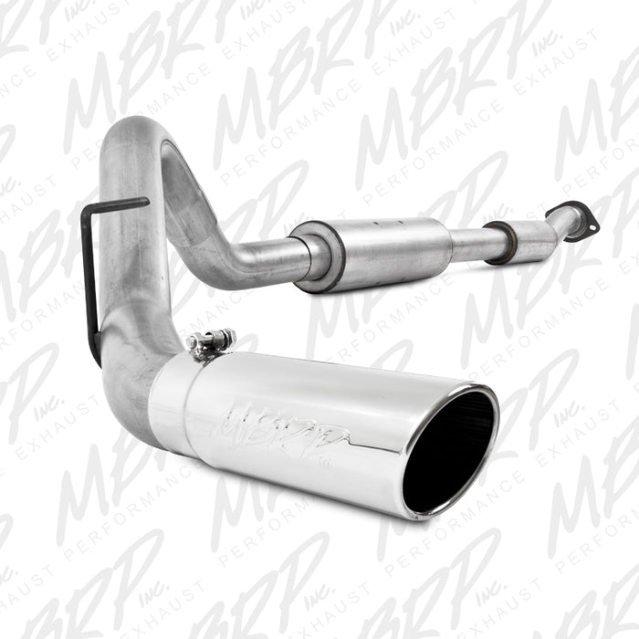 MBRP S5228AL 3 1/2 Inch Cat Back Exhaust System Single Exit For 11-14 Ford F-150 Raptor 6.2L Crew Cab/Short Bed Extended Cab Short Bed Aluminized Steel MBRP - Truck Part Superstore