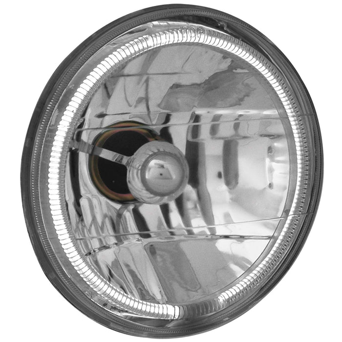ANZO USA 861069 Universal Halogen Headlight Replacement; H4; Round; 7 in.; CCFL; w/Halo; - Truck Part Superstore
