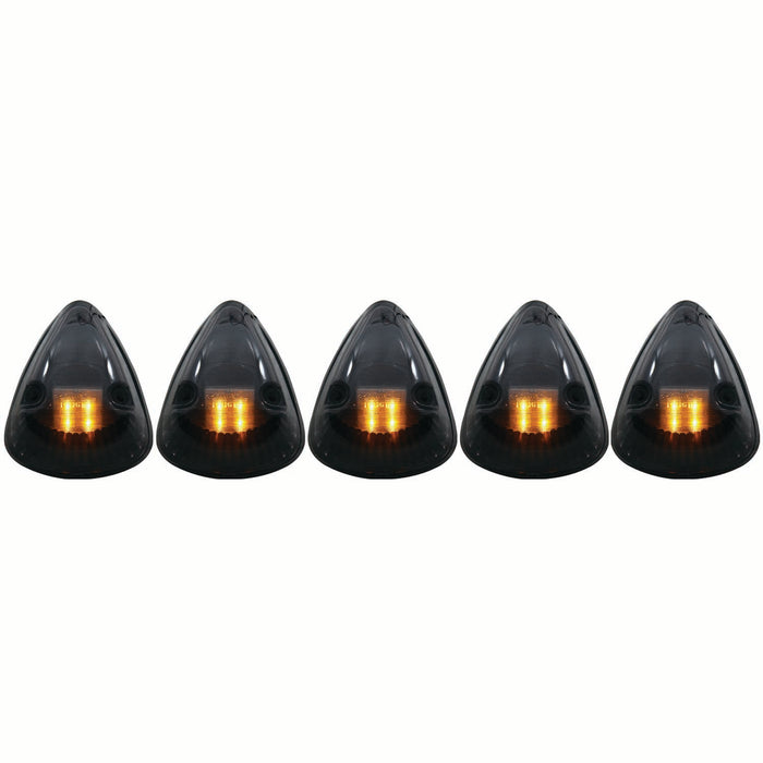 Anzo USA 861076 Cab Roof Light Assembly; Smoke Lens; 5 pc.; Does Not Incl. Harness; - Truck Part Superstore