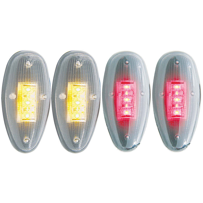 Anzo USA 861081 LED Dually Fender Lights; Clear Lens; - Truck Part Superstore