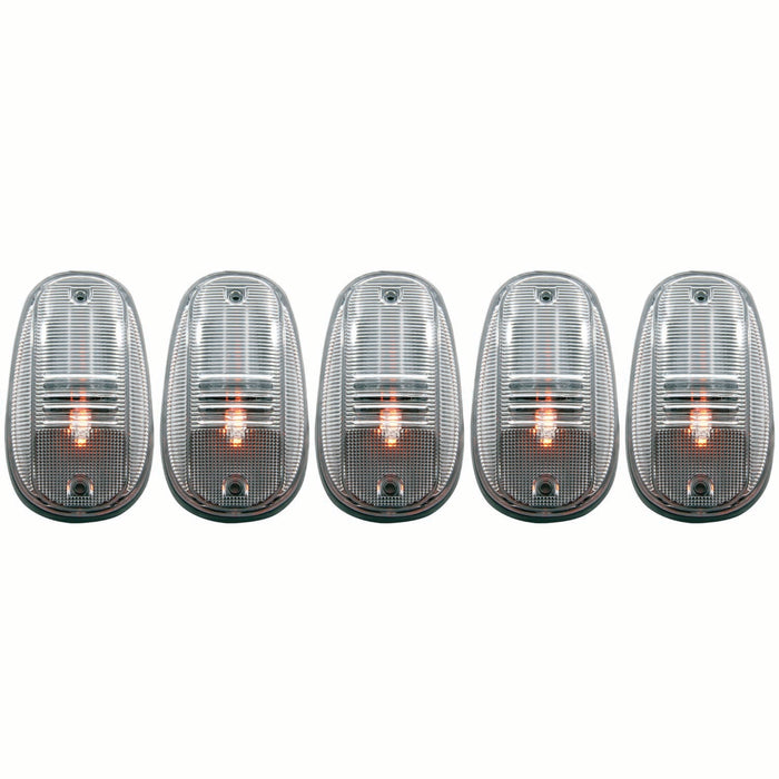 Anzo USA 861092 Cab Roof Light Assembly; Clear Lens; 5 pc.; Does Not Incl. Harness; - Truck Part Superstore