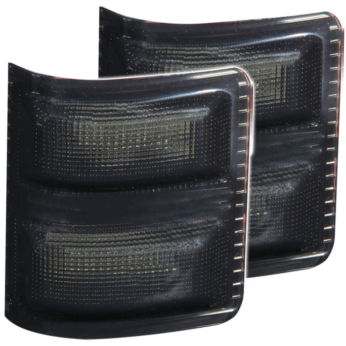 Anzo USA 861103 Door Mirror Turn Signal Indicator; 2 pc.; Smoke Lens; w/LED Amber Turn Signal; - Truck Part Superstore