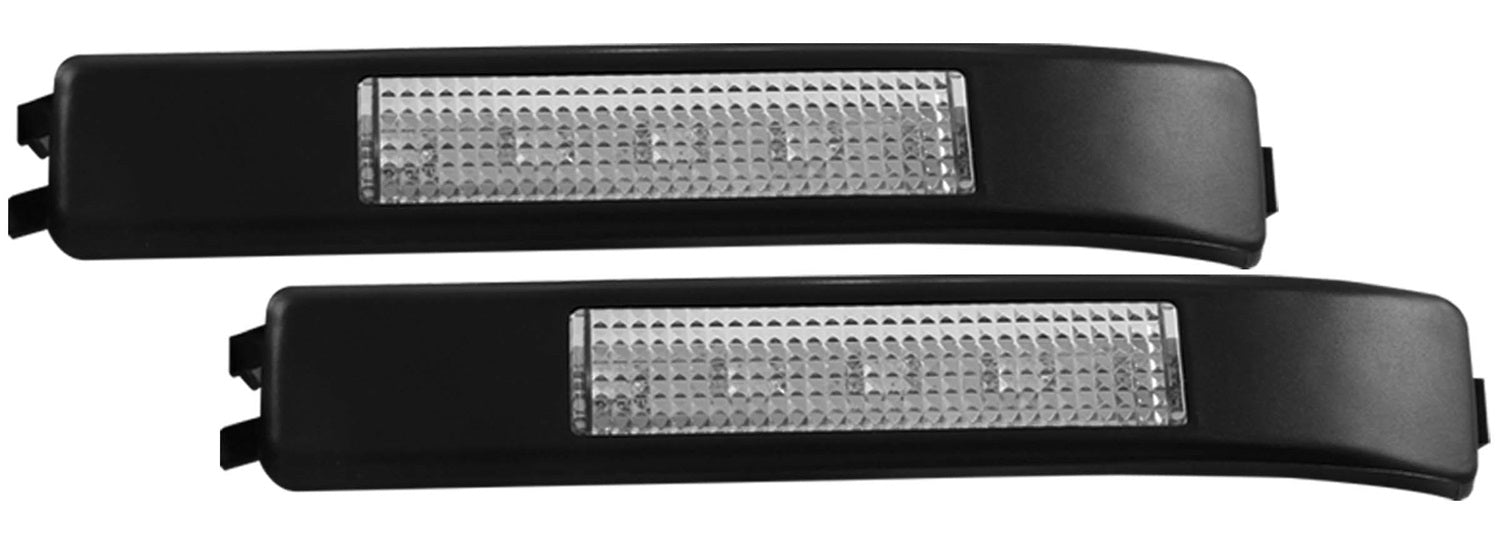 Anzo USA 861115 Door Mirror Turn Signal Indicator; 2 pc.; Clear Lens; w/LED Amber Turn Signal; - Truck Part Superstore