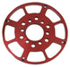 MSD 8611 Crank Trigger Wheel; 7 in. Balancer; Replacement; Red; - Truck Part Superstore