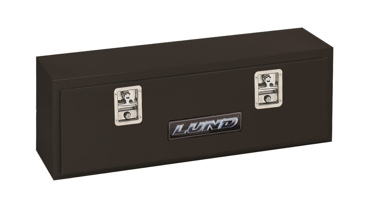 Lund 86160 Steel Top Mount Storage Box; L 60 in. x W 12.75 in. x H 16 in.; Black; - Truck Part Superstore