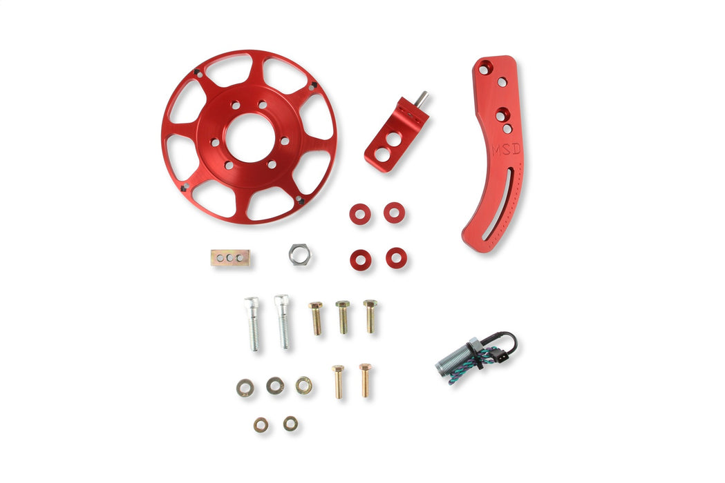 MSD 8620 Crank Trigger Kit; 8 in. Balancer; - Truck Part Superstore