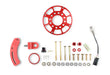 MSD 86401 Crank Trigger Kit; 6.562 in. Diameter; Billet Aluminum Trigger Wheel; Red; - Truck Part Superstore