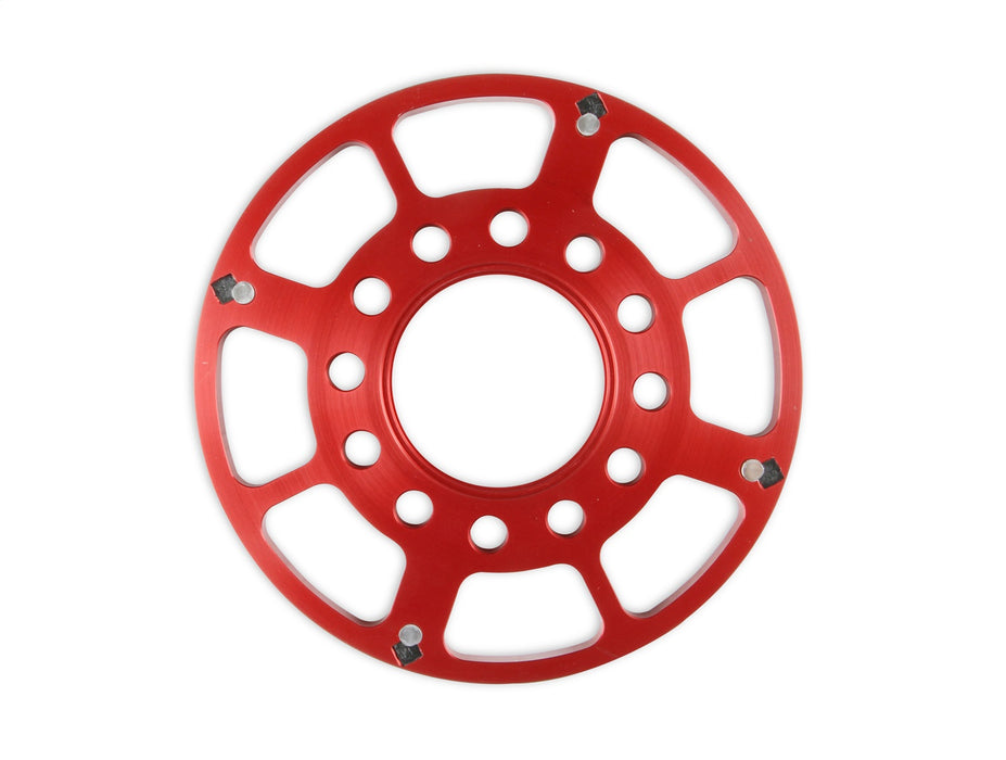 MSD 86401 Crank Trigger Kit; 6.562 in. Diameter; Billet Aluminum Trigger Wheel; Red; - Truck Part Superstore