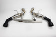Mishimoto MMEXH-CAM8-16ADTPBK Dual Tip Pro Axleback Exhaust, fits Chevrolet Camaro SS 2016+ - Truck Part Superstore